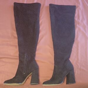 Jessica Simpson Black Over the Knee Boots